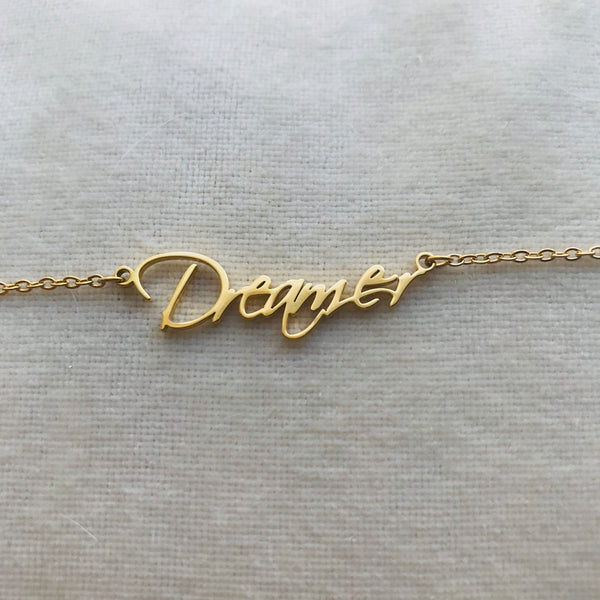 Dreamer Necklace in gold | Intention Jewelry
