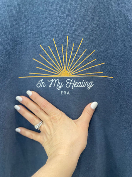 Healing Era Sweatshirt Close Up