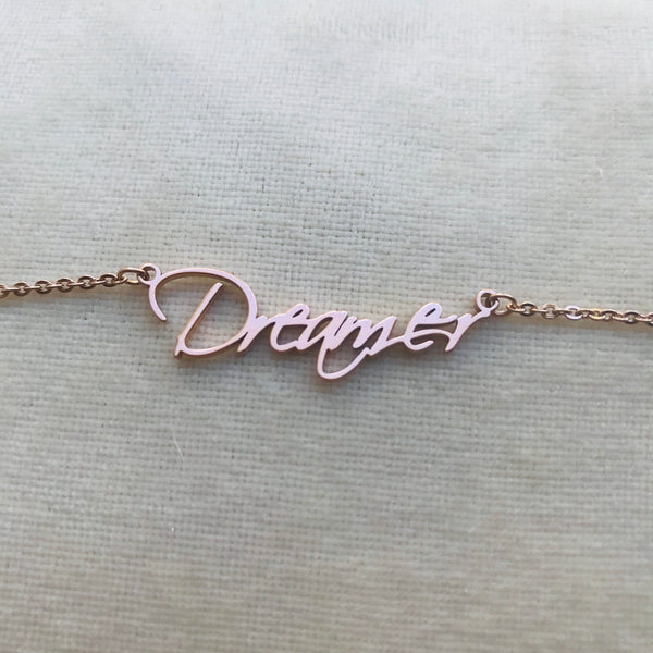 Dreamer Necklace in Rose Gold | Intention Jewelry
